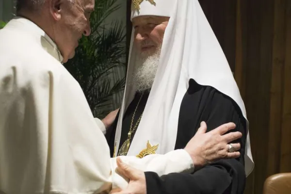 Incontro tra Papa Francesco e il Patriarca Kirill, L'Avana, 12 febbraio 2016 / Vatican Media / ACI Group