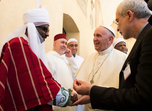 Papa Francesco ad Assisi | Papa Francesco incontra i rappresentanti delle religioni ad Assisi, 20 settembre 2016 | L'Osservatore Romano / ACI Group