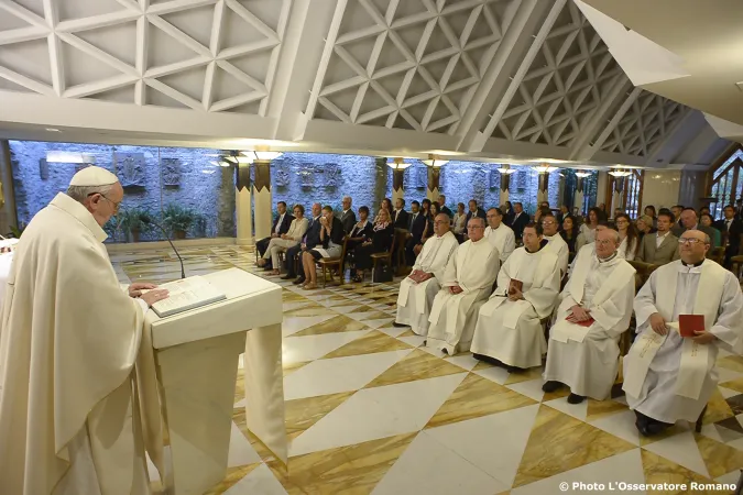 Il Papa celebra la Messa a Santa Marta |  | Osservatore Romano 