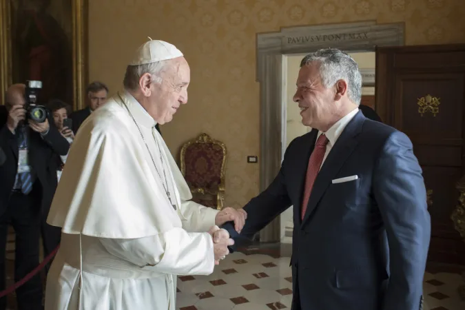 Papa Francesco e il Re di Giordania |  | L'Osservatore Romano, ACI Group