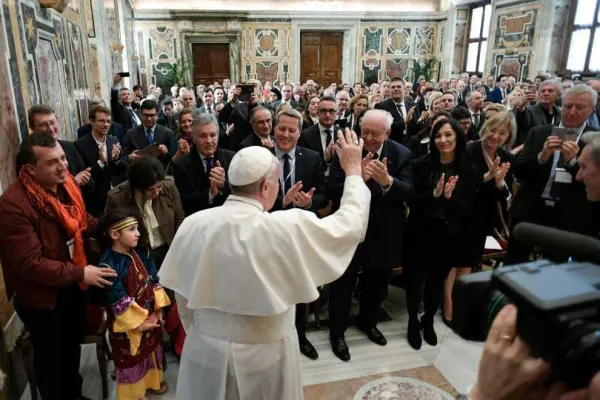 Papa Francesco in una udienza al Circolo San Pietro degli scorsi anni  / Vatican Media / ACI Group