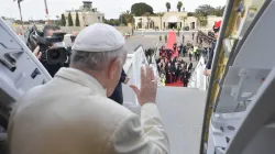 Papa Francesco parte da Malta, cerimonia di congedo, Malta International Airport, 3 aprile 2022 / Vatican Media / ACI Group