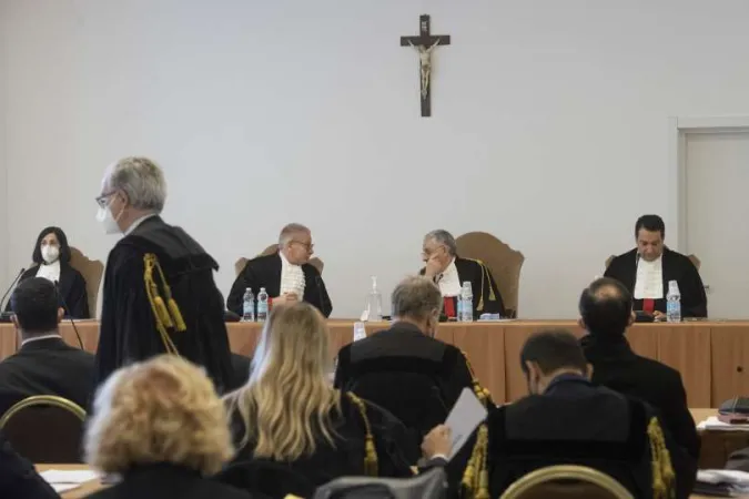 Processo Palazzo di Londra | Un momento del processo sulla gestione dei fondi della Segreteria di Stato vaticana | Vatican Media / ACI Group
