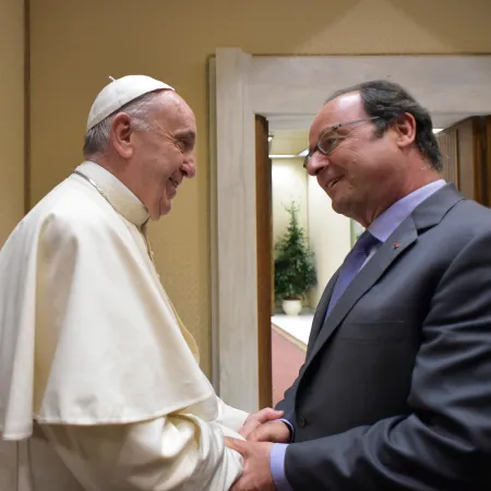 Il Papa e il Presidente Hollande  |  | Osservatore Romano 