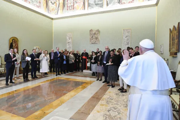 Papa Francesco incontra la Pontificia Commissione per la Tutela dei Minori, 7 marzo 2024 / Vatican Media / ACI Group