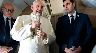 Papa Francesco dal volo per Panama: andrò in Giappone, spero di andare in Iraq