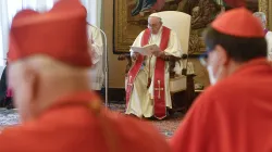 Papa Francesco presiede il Concistoro per il voto su alcune cause di canonizzazione, 4 marzo 2022 / Vatican Media / ACI Group
