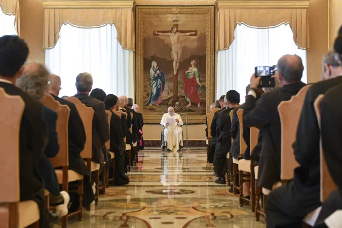 Papa Francesco riceve in udienza i Lasalliani, Palazzo Apostolico Vaticano, 21 maggio 2022 | Vatican Media / ACI Group