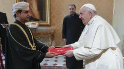 Papa Francesco riceve le credenziali dell'ambasciatore di Oman presso la Santa Sede Mahmood bin Hamed bin Nasser Al Hasani / Vatican Media / ACI Group