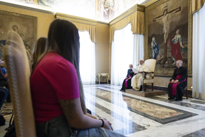 Il Papa, Udienza gruppo Signore con Don Luigi Ciotti |  | Vatican Media / ACI group