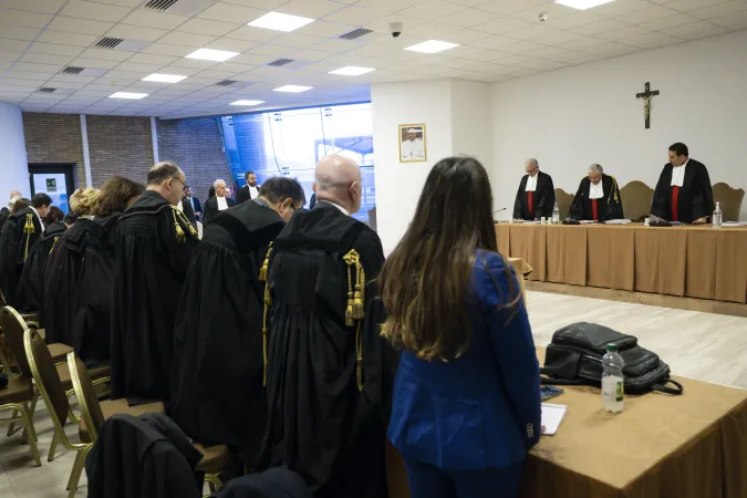 Processo Palazzo di Londra | La lettura della sentenza nell'aula polifunzionale dei Musei Vaticani | Vatican Media / ACI Group
