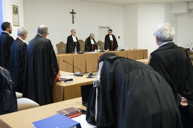 Lettura della sentenza del processo sulla gestione dei fondi della Segreteria di Stato | Vatican Media / ACI Group