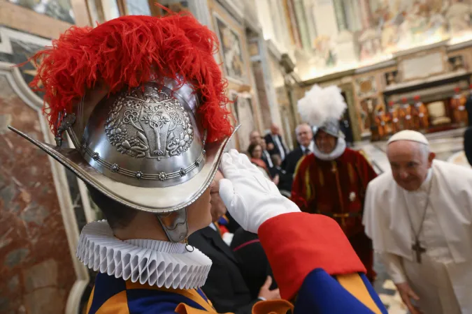 L'udienza di Papa Francesco alle Guardie Svizzere |  | Vatican Media