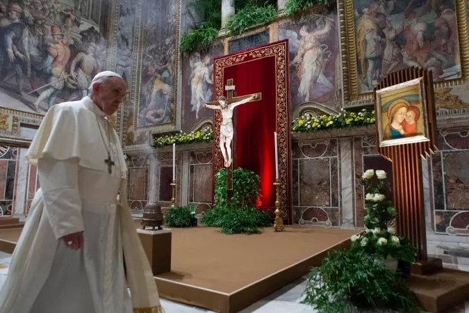Papa Francesco nella Cappella Paolina  |  | Vatican Media / Aci Group