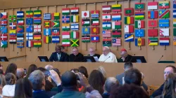 Papa Francesco durante la sua visita alla FAO del 14 febbraio 2019 / Vatican Media / ACI Group