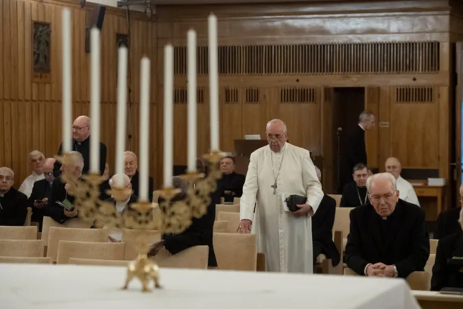 Gli esercizi spirituali di Papa Francesco  |  | Vatican Media / ACI Group 