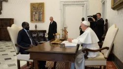 L'incontro tra Papa Francesco e il presidente del Sud Sudan lo scorso 16 marzo / Vatican Media / ACI Group