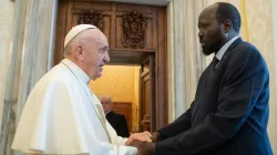 Papa Francesco incontra il presidente del Sud Sudan Salva Kiir, Palazzo Apostolico Vaticano, 16 marzo 2019 / Vatican Media / ACI Group