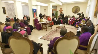 Papa Francesco ai leader del Sud Sudan: “Vi chiedo con il cuore: rimanete nella pace”