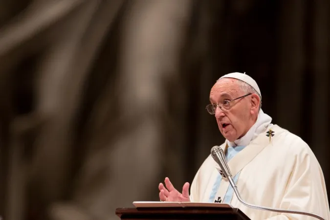 Il Papa pronuncia l'omelia  |  | Daniel Ibanez/ CNA