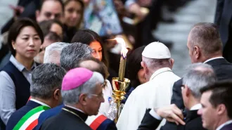 Papa Francesco benedice la Fiaccola benedettina: la meta è l'Ungheria