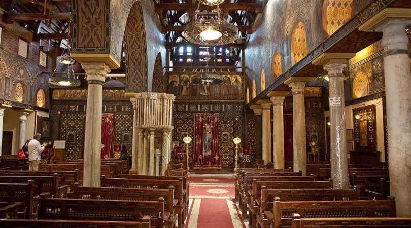 La chiesa di San Sergio, al Cairo, che racchiude la grotta dove si sarebbe rifugiata la Sacra Famiglia | Portale Turismo di Egitto