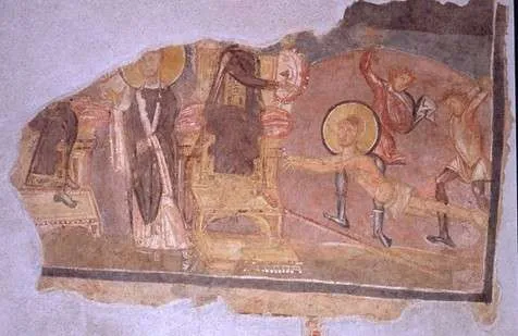 Santa Maria in Via Lata, affreschi del sotterraneo  |  | Santa Maria in Via Lata 