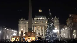 Natale 2016 in Piazza San Pietro: presepe da Malta e albero dal Trentino