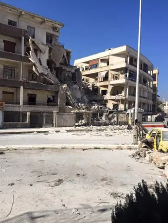 Aleppo | Una veduta di Aleppo distrutta | ACS Italia