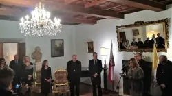 La cerimonia di dono delle reliquie di San Giovanni Paolo II, Ambasciata di Polonia presso la Santa Sede, 17 novembre 2017 / WR / ACI Stampa