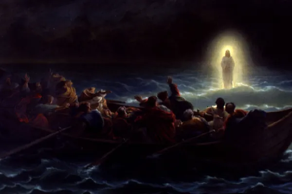 Gesù cammina sulle acque - pd