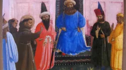 L'affresco del Beato Angelico che mostra l'incontro tra San Francesco e il Sultano / Wikimedia Commons