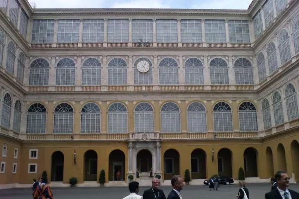 Il Palazzo Apostolico Vaticano, dove la Segreteria di Stato ha sede in Terza Loggia / CC