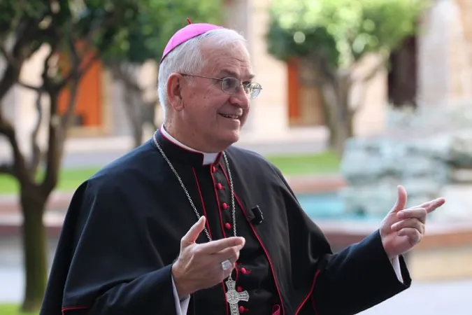 Arcivescovo Kurtz | Arcivescovo Kurtz di Louisville, presidente della Conferenza Episcopale USA, North American College, ottobre 2014 | Bohumil Petrik