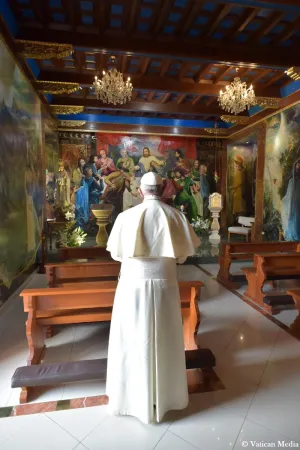Il Papa a nel Palazzo dell' Arcivescovado di Truijllo |  | Vatican Media 
