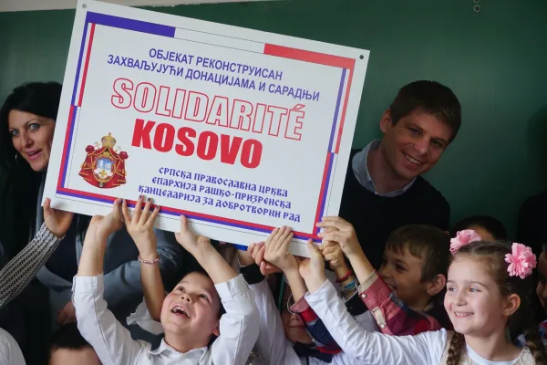 Una foto dei beneficiari della Ong Solidarité Kosovo / Solidarité Kosovo