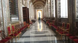 Il corridoio antistante la Sala Clementina nel Palazzo Apostolico Vaticano
 / AG / ACI Group