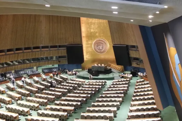La sala dove si svolge il Consiglio di Sicurezza delle Nazioni Unite / Andrea Gagliarducci / ACI Group