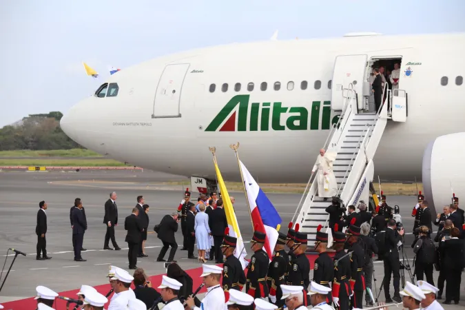 Il Papa atterra a Panama  |  | Daniel Ibanez/ Aci Group