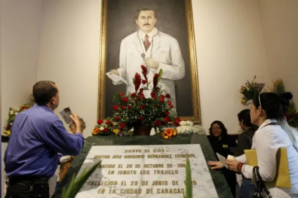 La tomba del venerabile José Gregorio Hernandez Cisneros / twitter