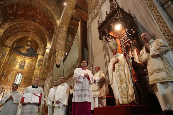 Il Cardinale Bagnasco celebra il Giubileo del Duomo di Monreale, 26 aprile 2017 / Monreale News 
