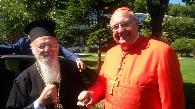 Cardinal Sandri e Patriarca Bartolomeo | Il Cardinal Sandri con il Patriarca Bartolomeo | Congregazione delle Chiese Orientali
