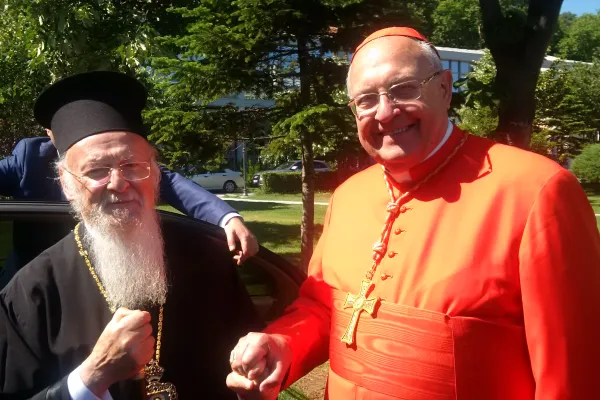 Il Cardinal Sandri con il Patriarca Bartolomeo / Congregazione delle Chiese Orientali