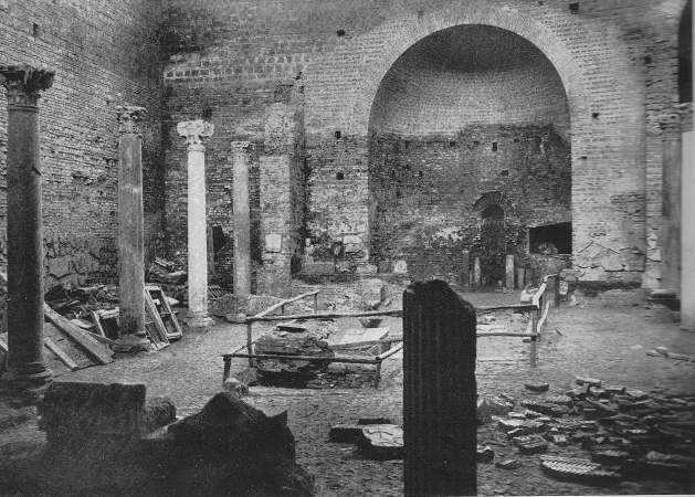 La basilichetta dei Santi Nereo ed Achilleo nelle catacombe di Domitilla prima del 1898  |  | Acistampa