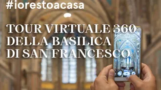 Il virtual tour degli affreschi della Basilica San Francesco, #iorestoacasa
