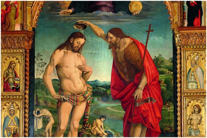 Giovanni Battista battezza Gesù |  | pubblico dominio 