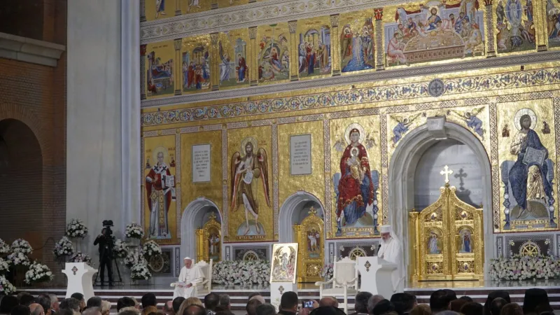 Il Papa presso la nuova Cattedrale Ortodossa |  | Andrea Gagliarducci / ACI Group