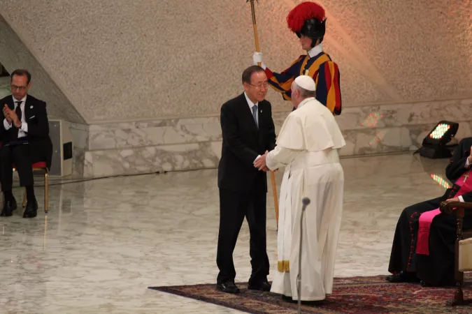 Il Papa e Ban Ki Moon |  | Martha Calderon/ Aci Prensa