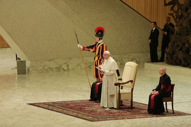 Il Papa riceve il pellegrinaggio degli operatori dei Santuari |  | Daniel Ibanez/CNA