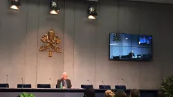 Un briefing di Padre Federico Lombardi / Marco Mancini / ACI Stampa